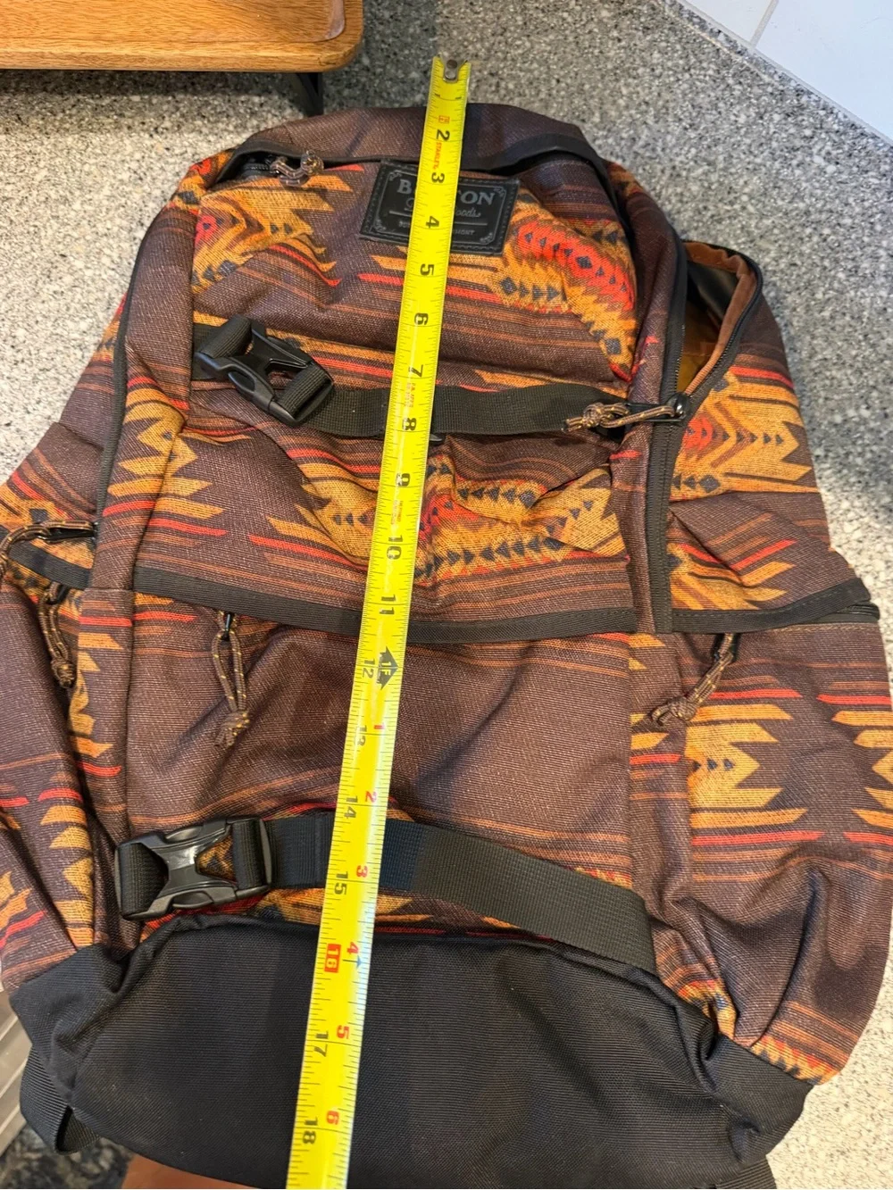Burton backpack aztec